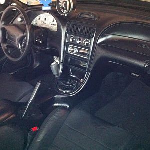 new black interior corbeu seats