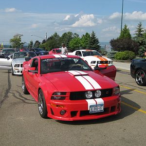 waiting to get on the track
