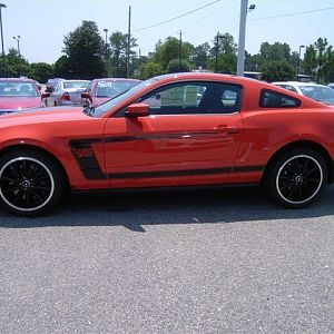 2012 MUSTANG BOSS
JUST BOUGHT THE BOSS, 
WAITING ON DELIVERY