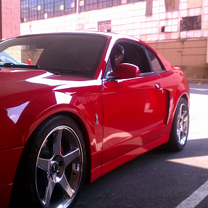 Dad about to take off.