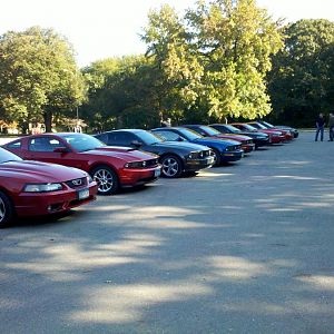 Lineup at Cunningham Park NY ( Long Island meet-up )