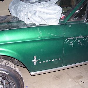 My dad's Supercharged 289 '67 Mustang.