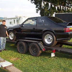 pics from 08 first time out with 275 60 drag radials. Just didnt get it right. car went 11.52 with slicks and 12.0s on radials