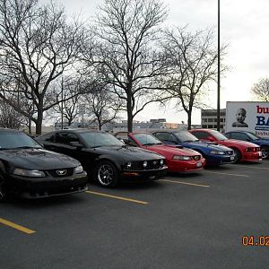 Fist get together of the season @ Wild Wings