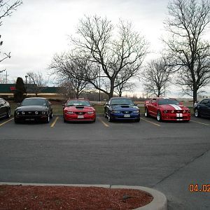 Fist get together of the season @ Wild Wings