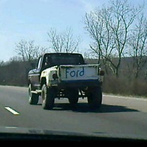 Had to make sure you knew... It's a F***ing FORD!!
At least he spelled it right...
