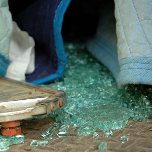 the rear window didnt make it.