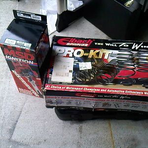 MSD distributer and Eibach pro serios springs next upgrades