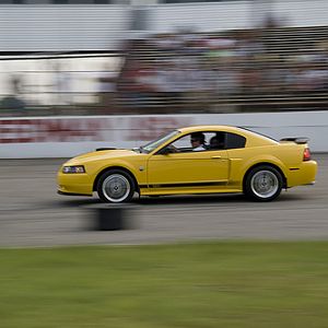 Taking a quick lap arounf the circle Track down at Darlington S.C