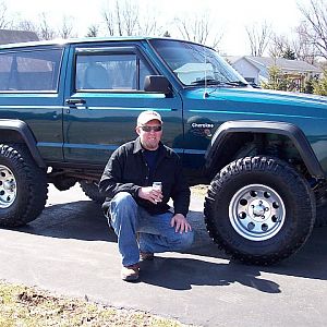 My jeep. four wheeling is fun with this thing !!