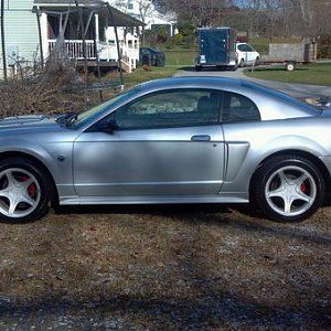 From the side after a wash