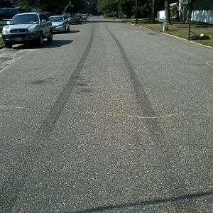 lil 1st-2nd burnout on my block