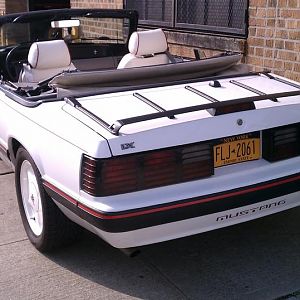 Black GT lights on white LX