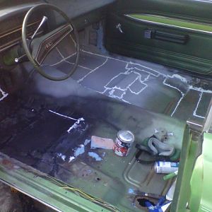 the poor mans floor pans, blood, sweat n tears went in to it