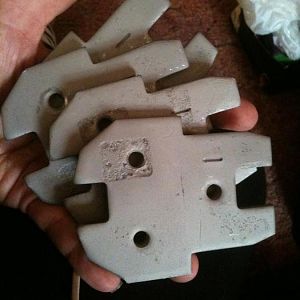 new door hinge plates!!! :)