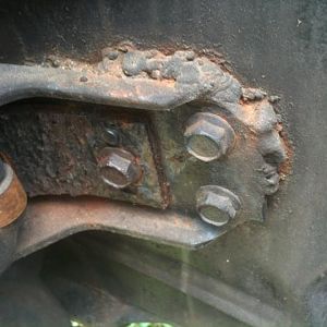 terrible weld that was on passenger door.