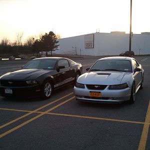 Me and Mike (redlawyers) at the Marketplace Mall right after he got his new tires installed!