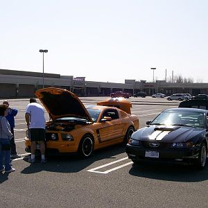 My baby next to the orange '07 GT.