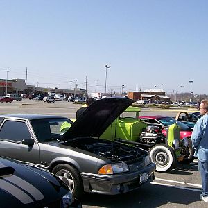 A really nice '88 GT coupe with an oversized Edelbrock intake!
