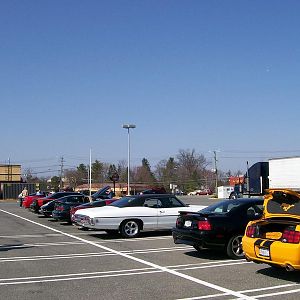 A perfect day to talk cars and show off!