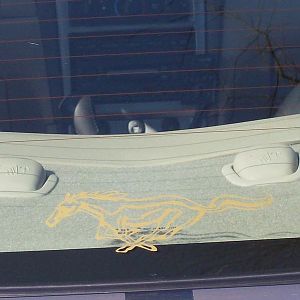 Gold Running horse decal...courtesy of bobwhitedecals.com...thanks to members that turned me on to this site.