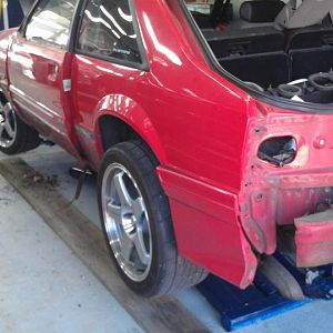 about to start the body work on drivers side