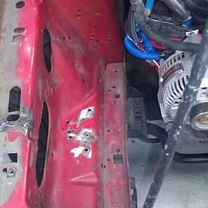 pass side im about to start filling all the holes