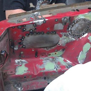 starting to fill all the holes