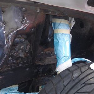 looks ugly but sealed up all the holes