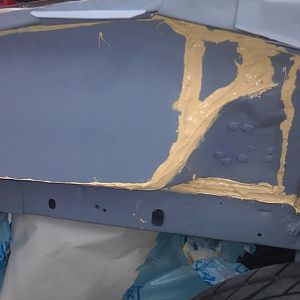 driver side seam sealed