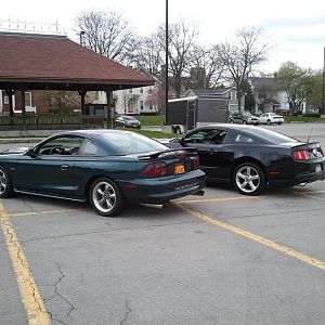 Check out those rear ends. ;)