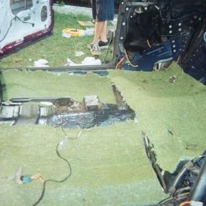 redoing the interior.. Didn't like the blue color that it was