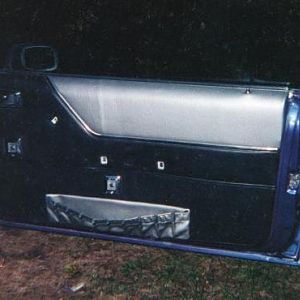 two tone door panels to match the paint job