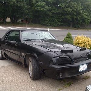 First day back on the road after the hit and run accident.. Paint was not the greatest but at least it was all one color..