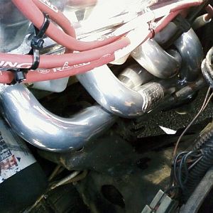 BBK ceramic coated headers..  I don't recommend them tho as they rusted after one year!! I thought the ceramic ones were supposed to be better quality