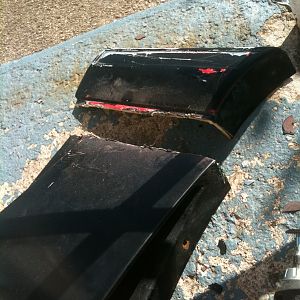 Going to attempt to make my GT moldings work with saleen skirts