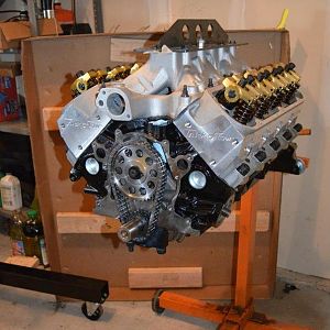 Dart 363, TFS 205CNC, custom cam, edelbrock victor EFI Tmoss ported, 10.9:1 CR, etc, etc.