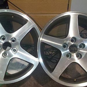 Stock 03 Cobra 17x9 Cobra wheels