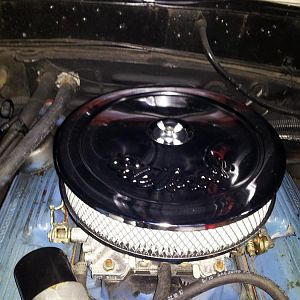 NewEdelbrockAirFilter - replaced