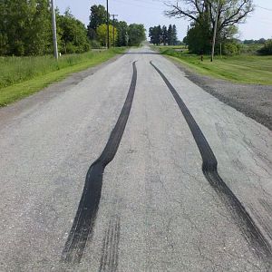 the only reason i stopped is it was heading towards the ditch lol...