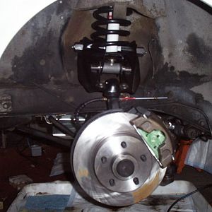 Disk brake conversion.