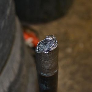 Broken axel from the track