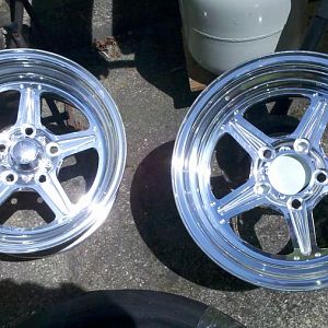 My 15In billet specialties showed up!!!