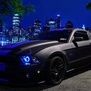 Night shot by the brooklyn promenade