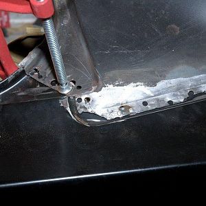 New quarter - close up of seam