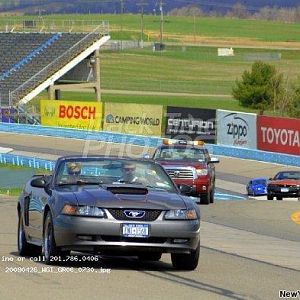 Ashley and I taking our Laps