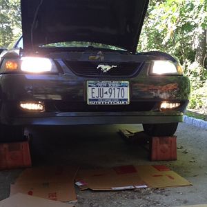 New smoked foglights, lights on