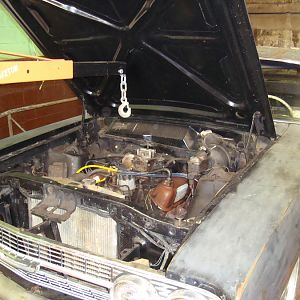 She came with a 70s vintage 351 windsor in good running condition which will be for sale any day now.