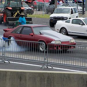 True Street to the lanes...Fun Ford Weekend at The Rock, Rockingham Dragway in NC.  12.0 index winner.