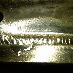 Welds on my frame connectors.